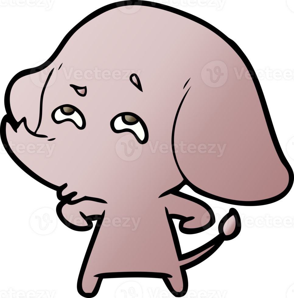 cartoon elephant remembering png