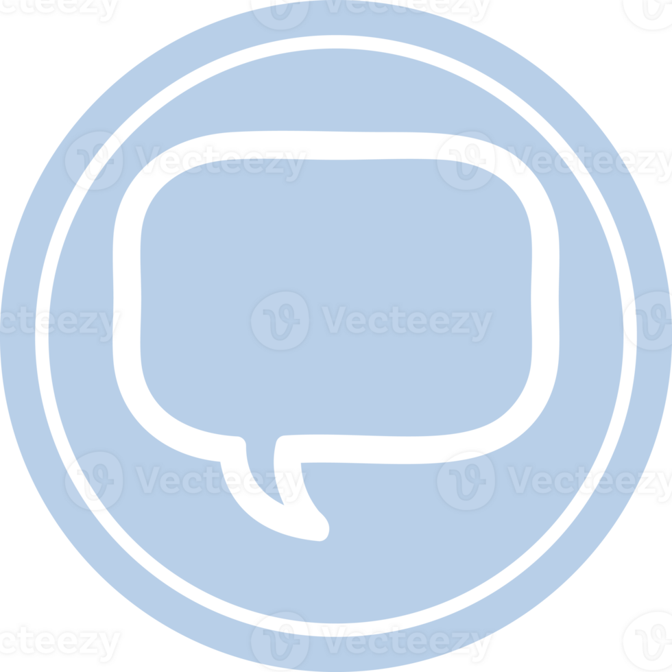 speech bubble circular icon symbol png