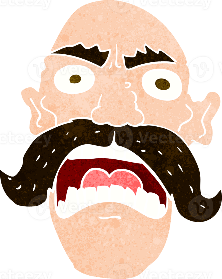 cartoon angry old man png