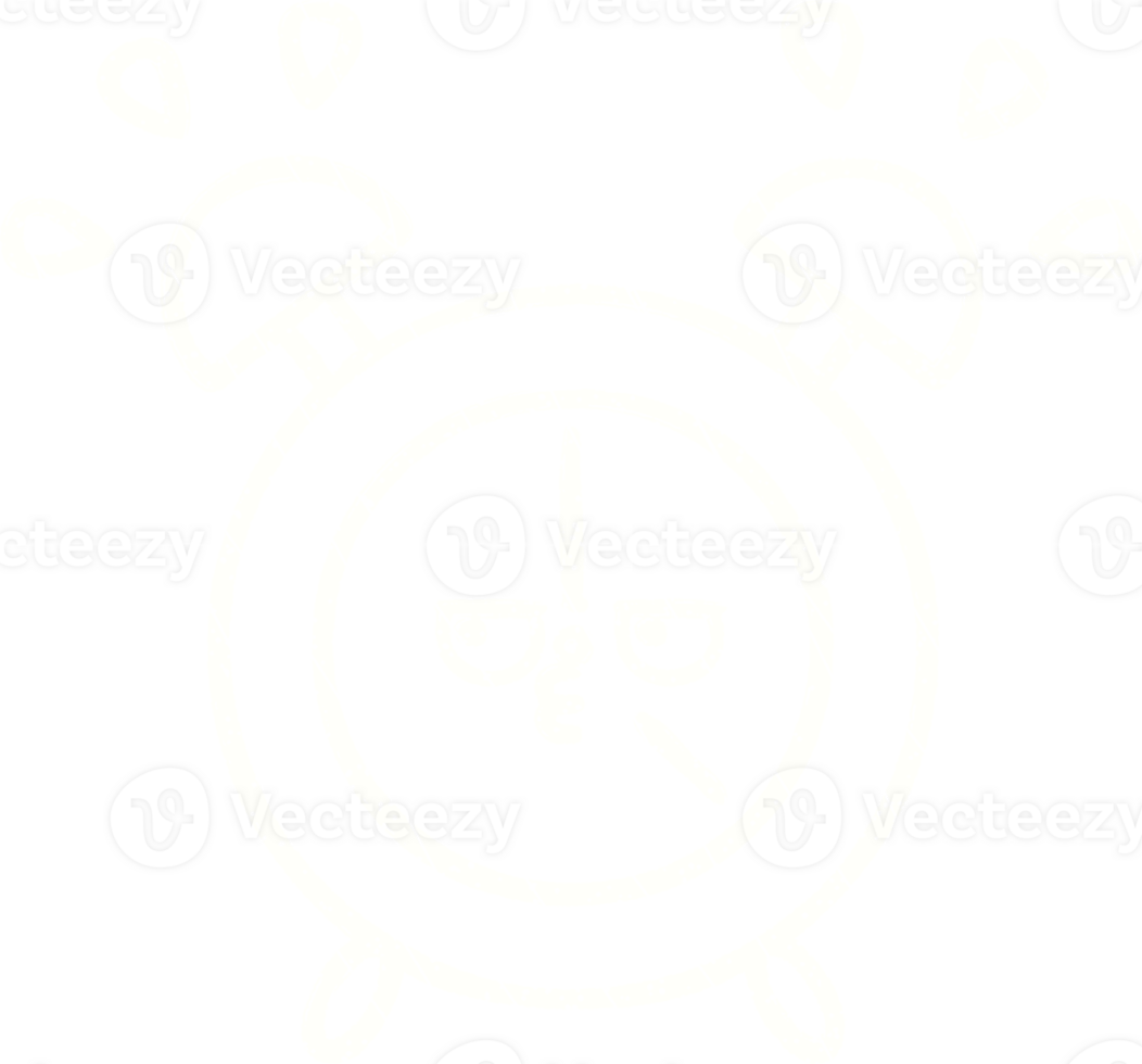 Alarm Clock Chalk Drawing png