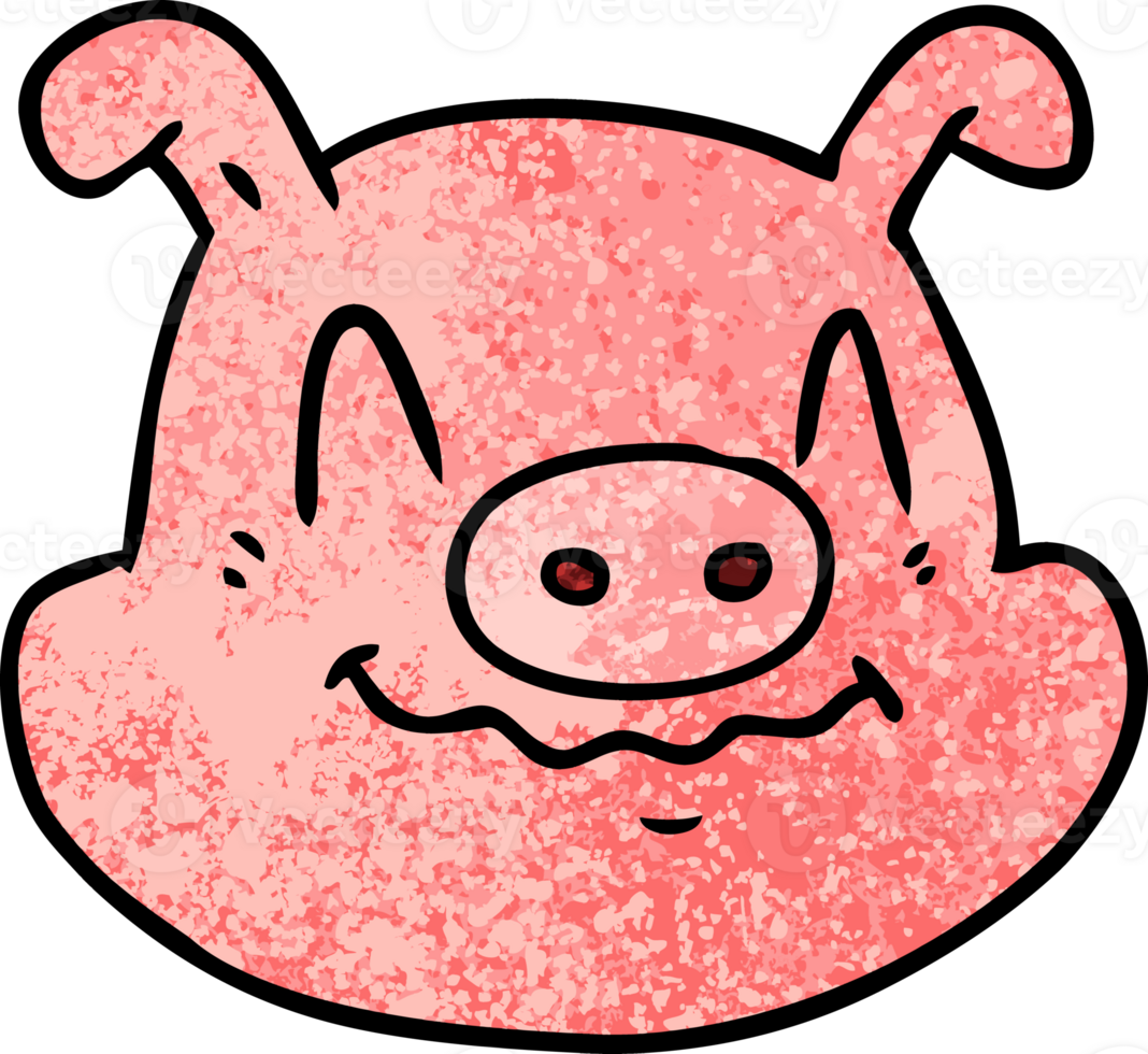 cartoon pig face png