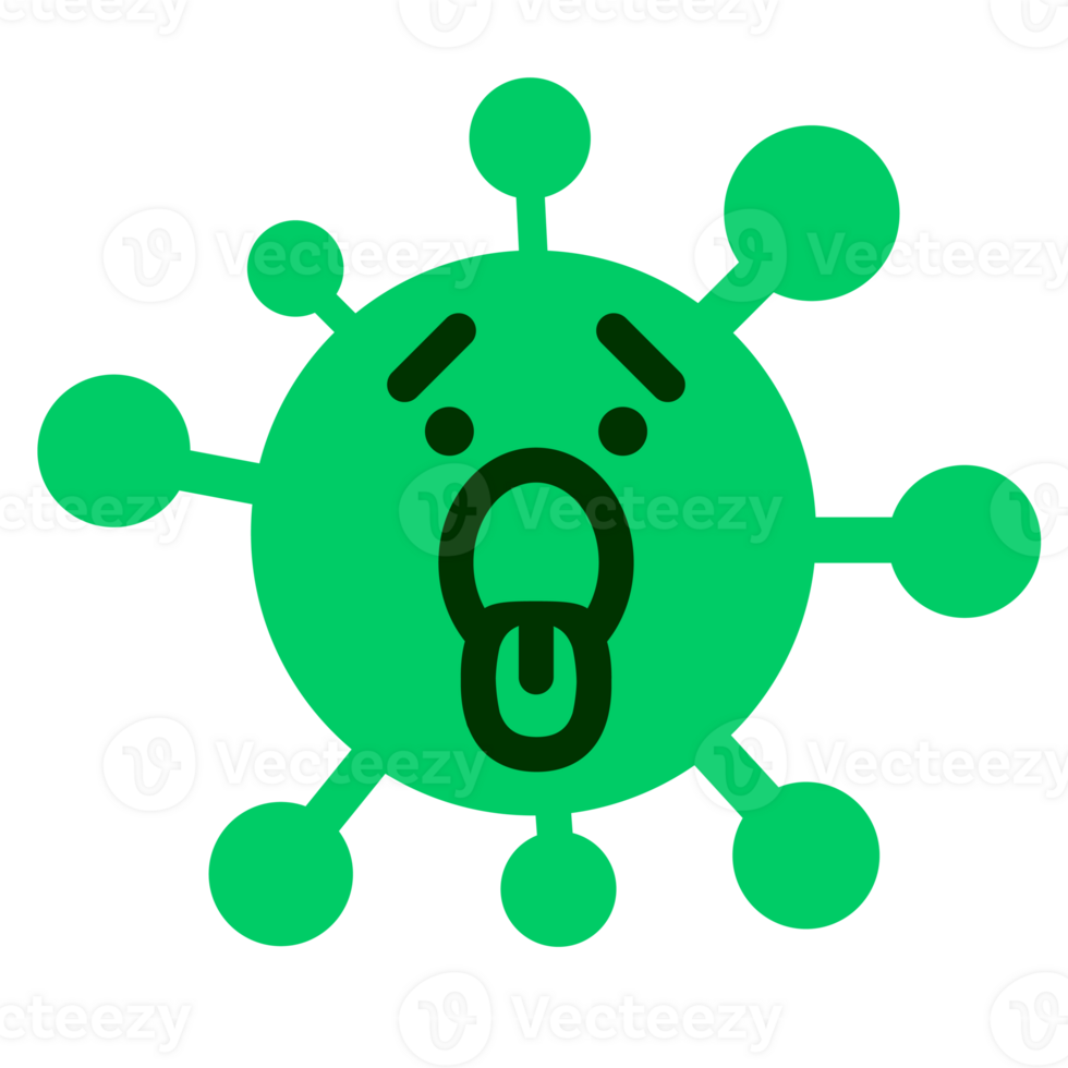 exhausted panting virus png
