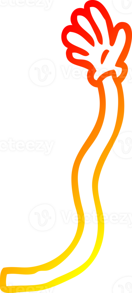 warm gradient line drawing cartoon retro hand gestures png