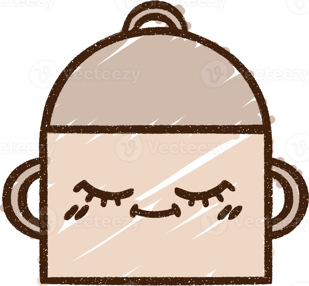 Cooking Pot Chalk Drawing png