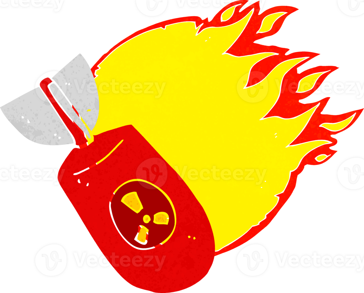 cartoon atom bomb png