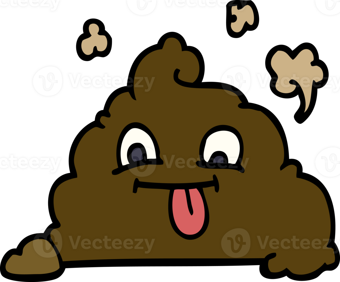 cartoon doodle poop png