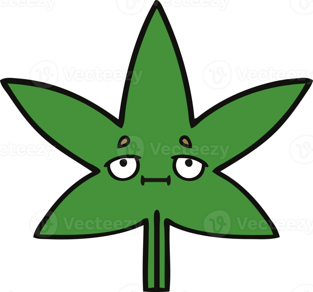 cute cartoon marijuana leaf png