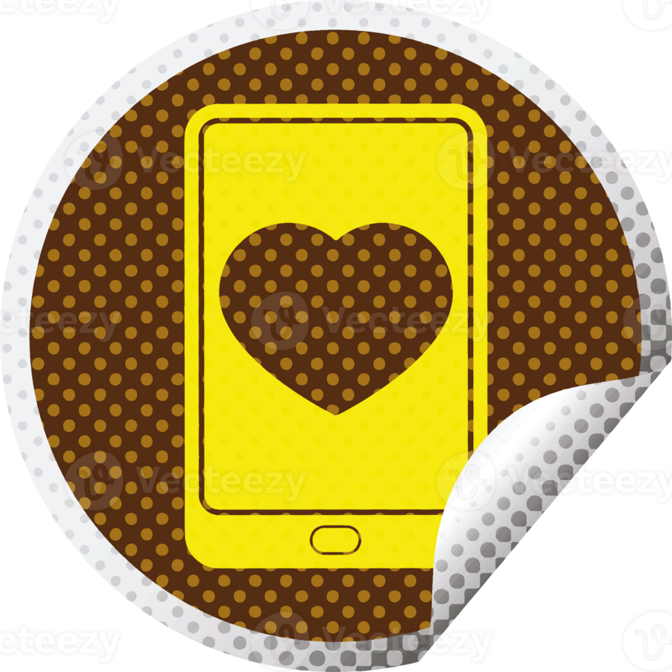 electronic tablet showing business performance circular peeling sticker png