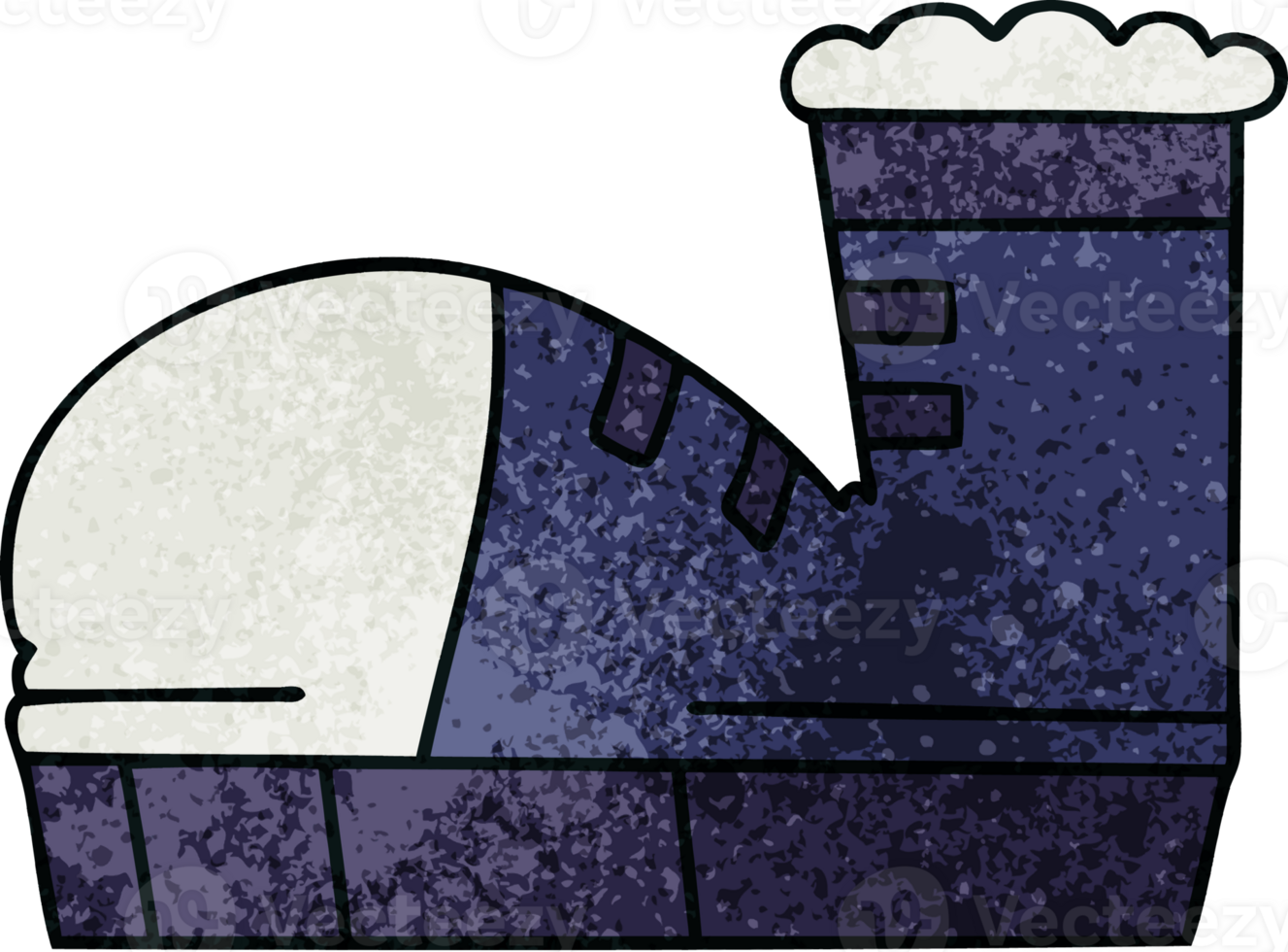 quirky hand drawn cartoon sneaker png