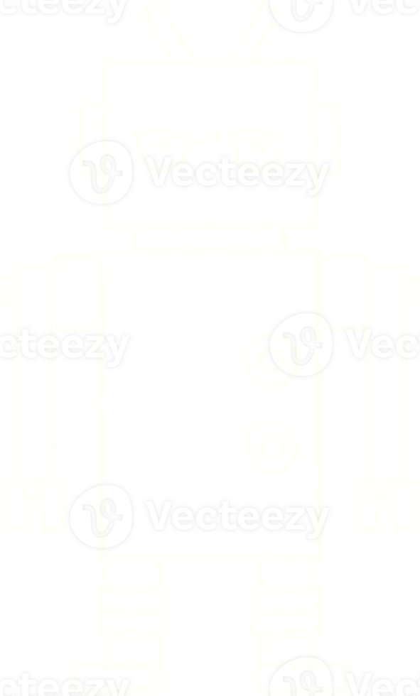 Robot Chalk Drawing png