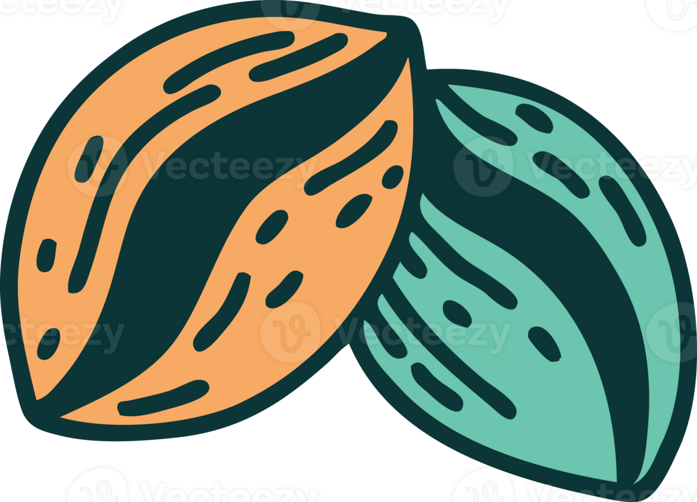 tattoo style icon of coffee beans png
