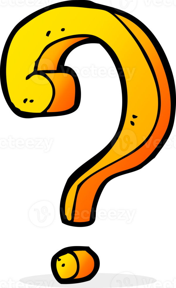 cartoon question mark png