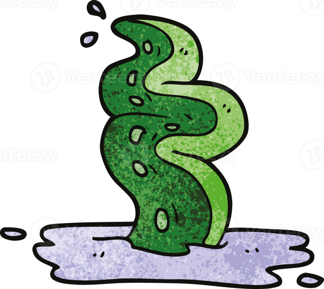 cartoon doodle spooky tentacle png