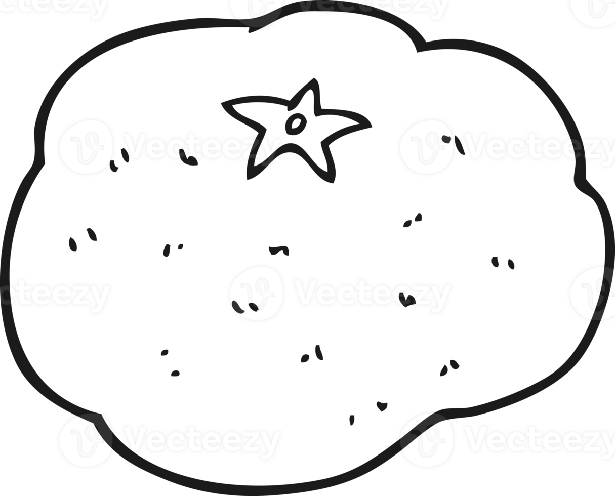 black and white cartoon satsuma png