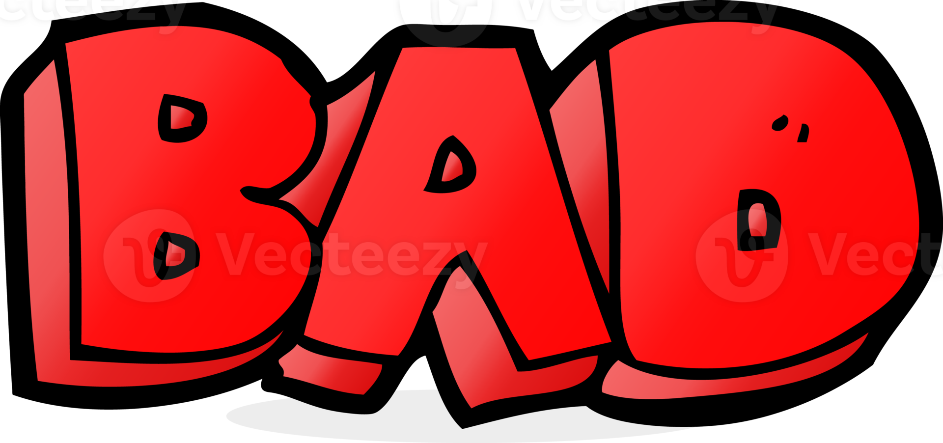 cartoon bad sign png