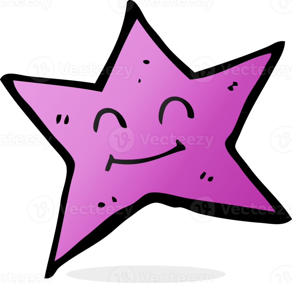 cartoon star character png