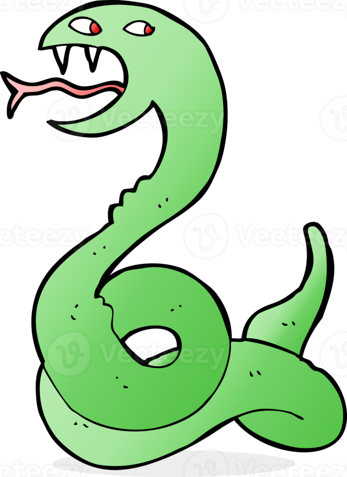cartoon hissing snake png
