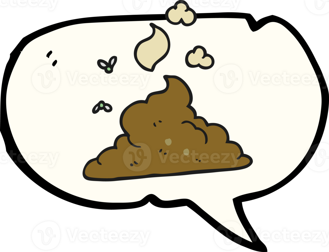 speech bubble cartoon steaming pile of poop png