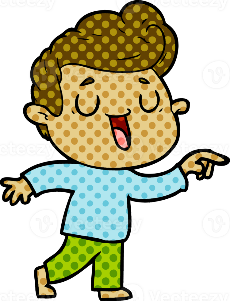 happy cartoon man png