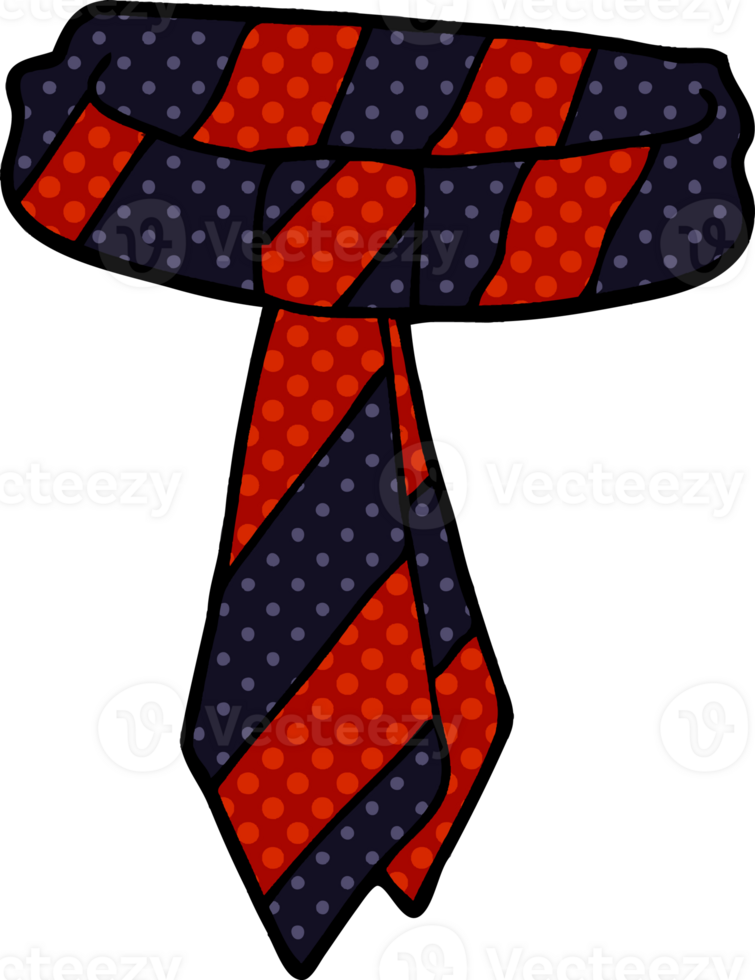 cartoon doodle office tie png