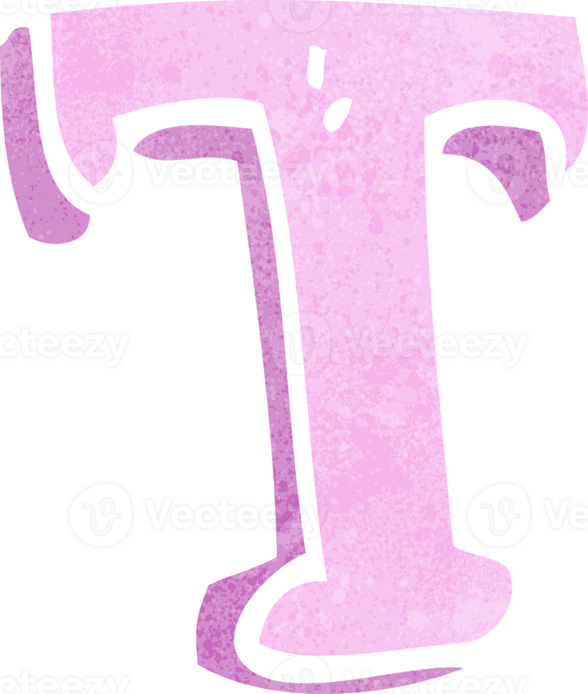 cartoon letter T png
