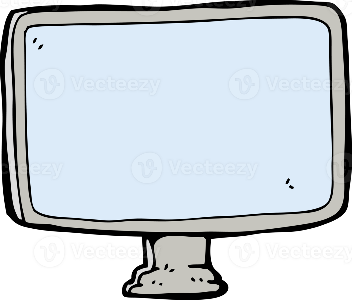 cartoon computer screen png