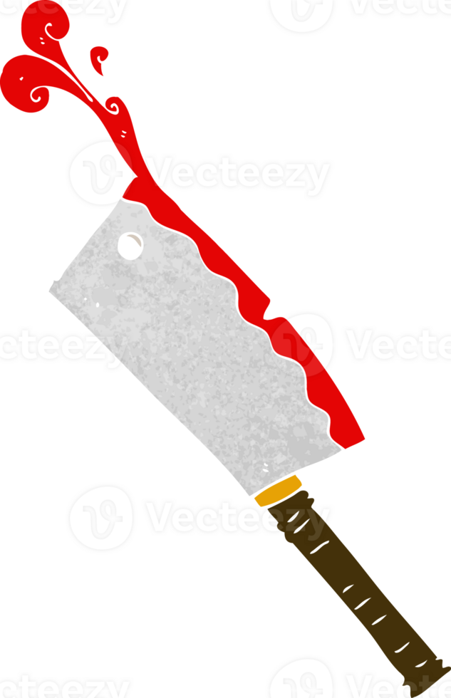 cartoon meat cleaver png