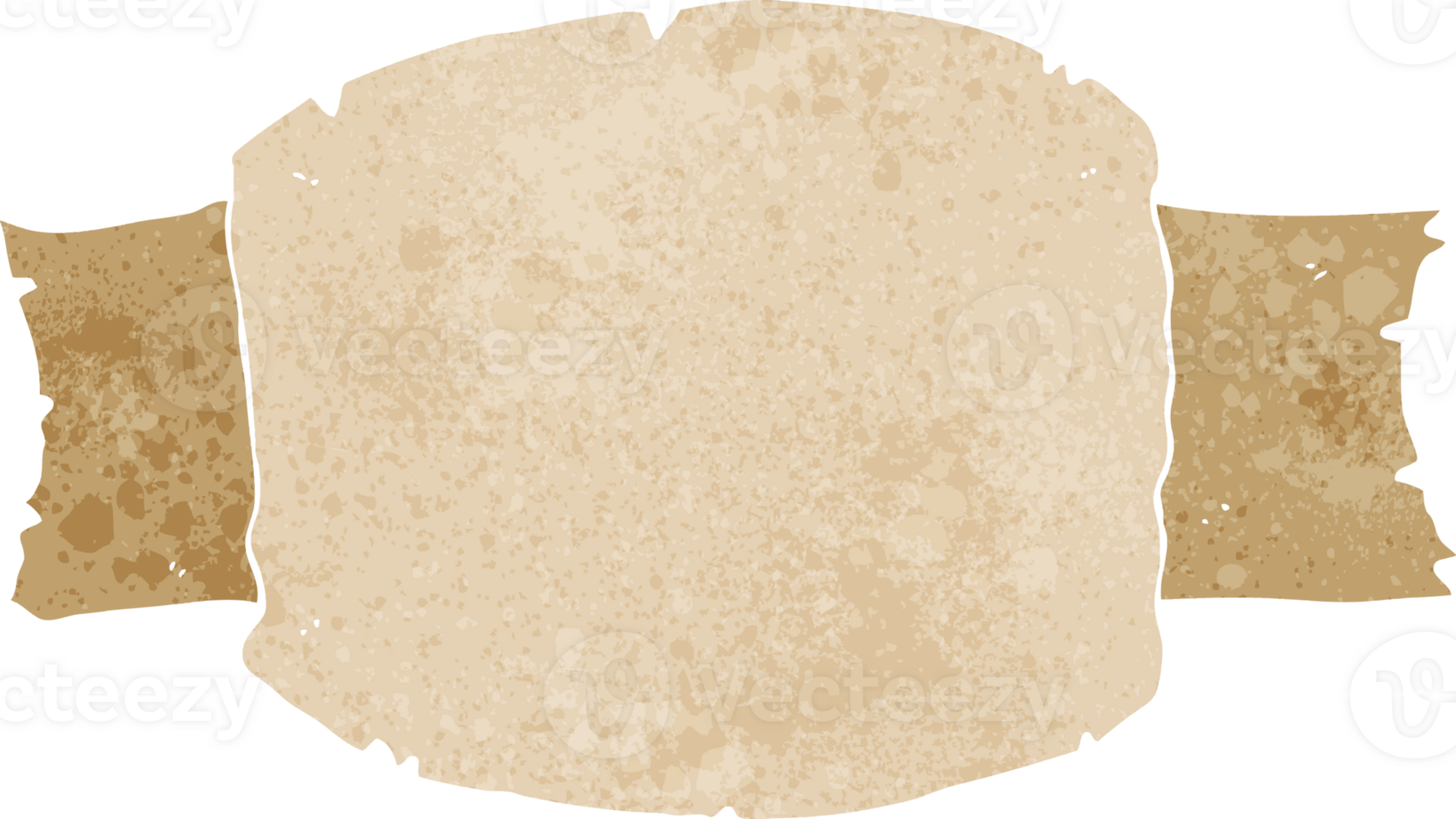 cartoon scroll banner png