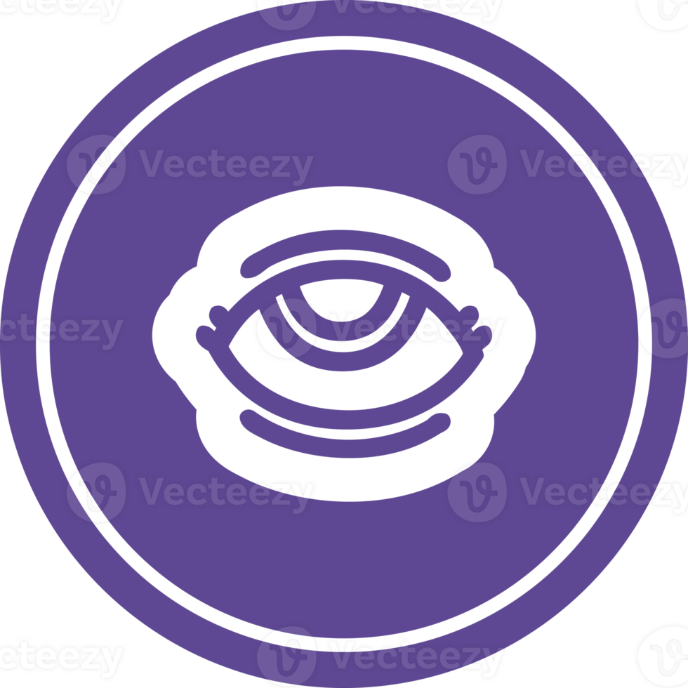 eye symbol circular icon symbol png