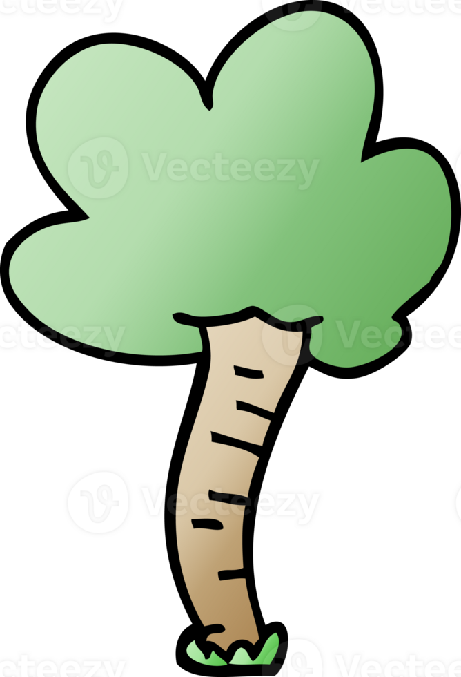cartoon doodle tree png