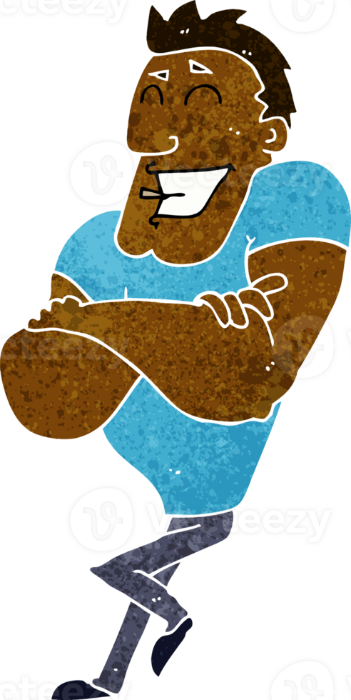 cartoon muscle guy png