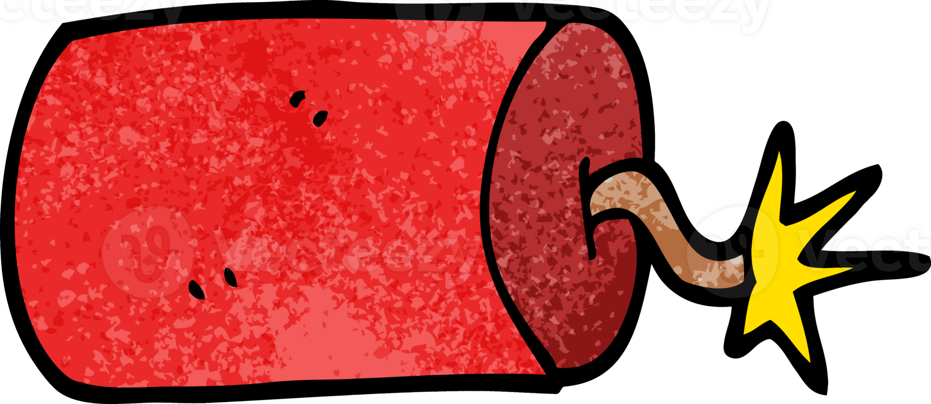 cartoon doodle dynamite png