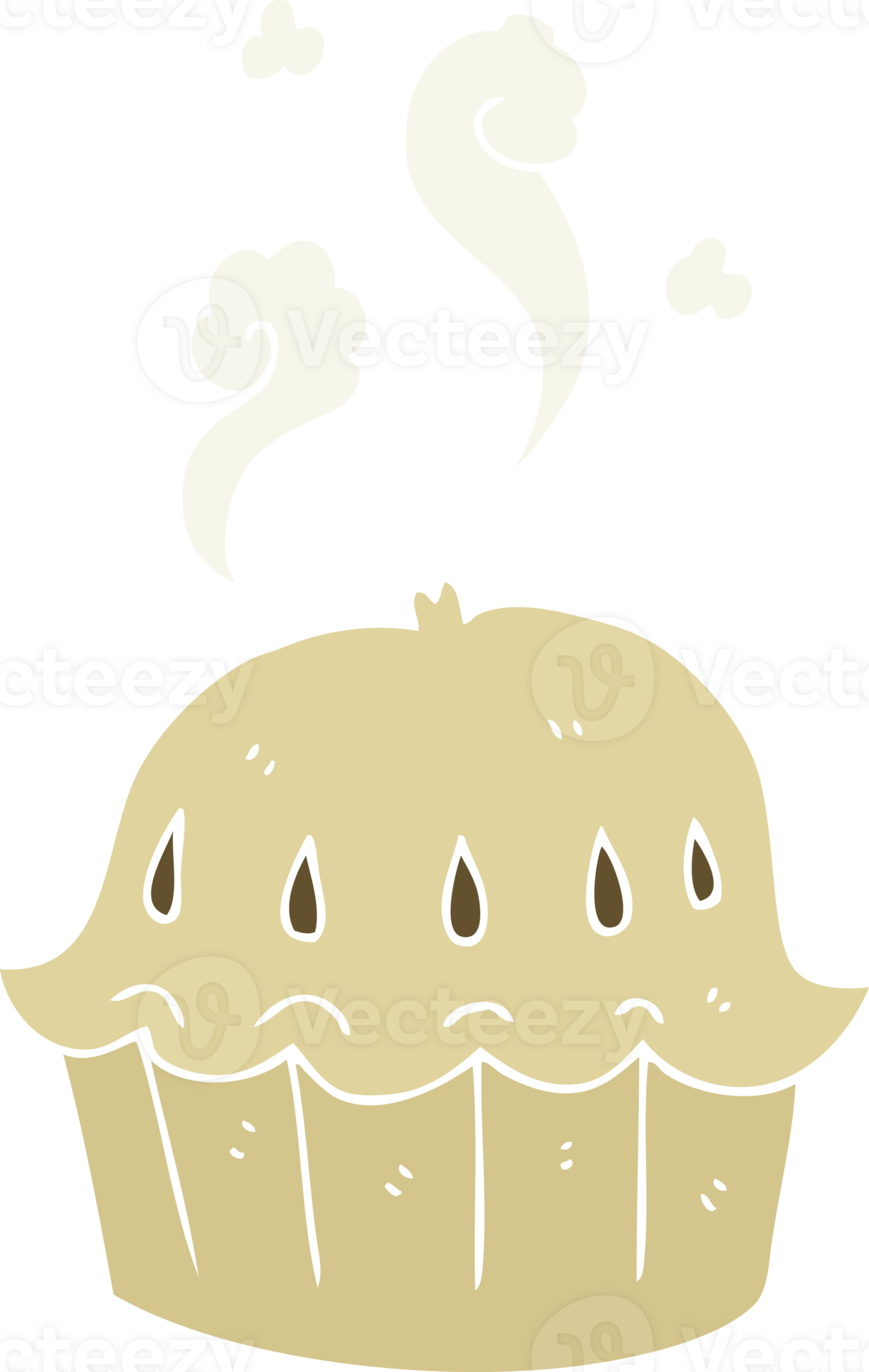 flat color illustration of hot pie 44982045 PNG