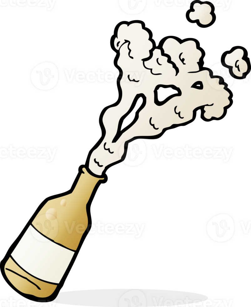 cartoon beer bottle png
