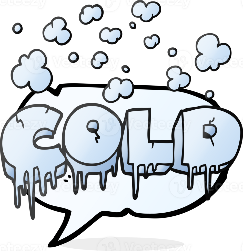 hand drawn speech bubble cartoon cold text symbol png