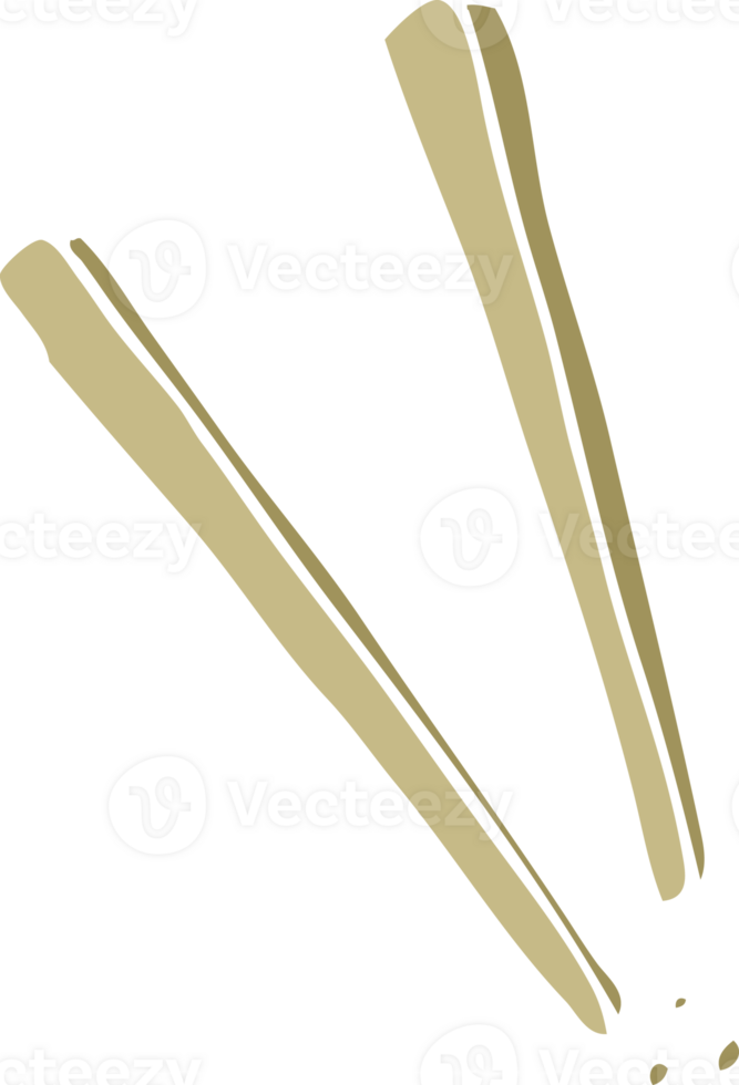 cartoon doodle wooden chopsticks png