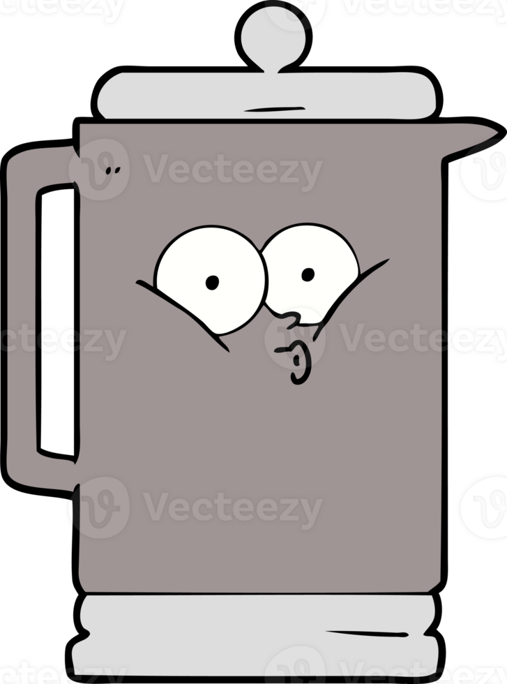 cartoon electric kettle png