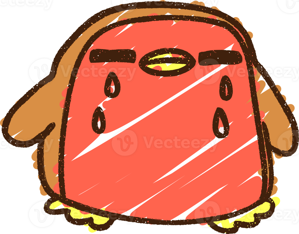 Crying Robin Chalk Drawing png
