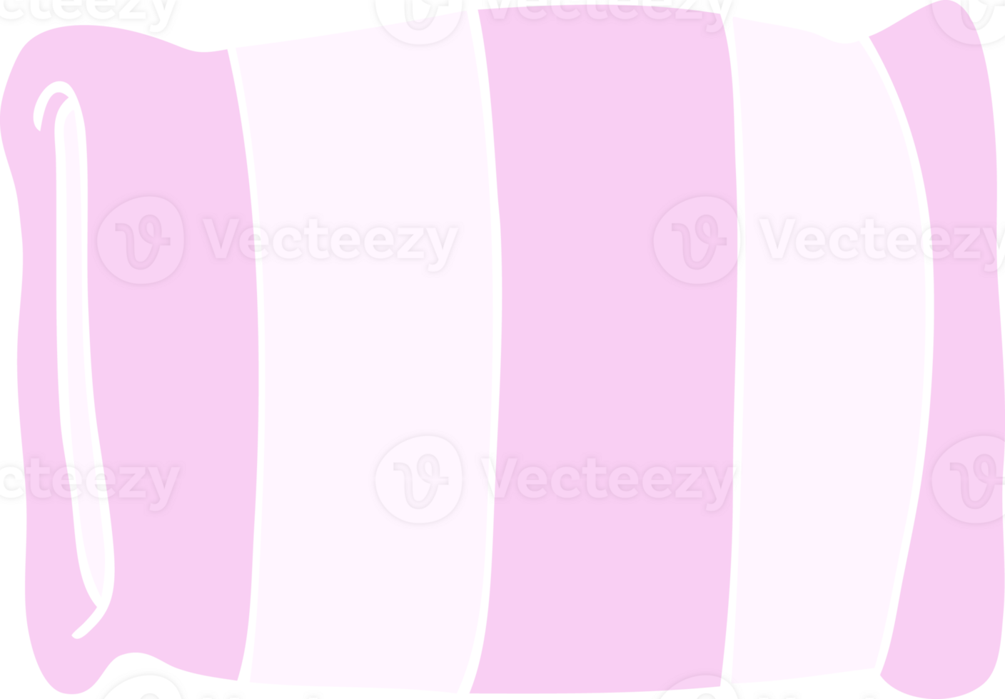 flat color illustration of pillow png