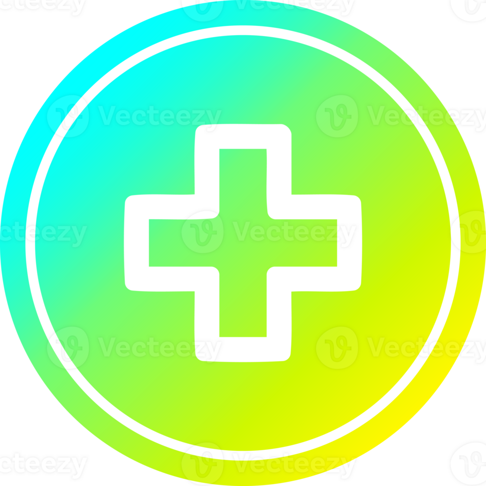addition with cool gradient finish circular icon with cool gradient finish png