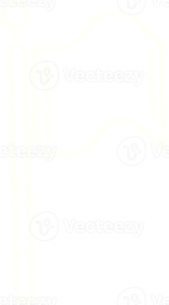 Waving Flag Chalk Drawing png