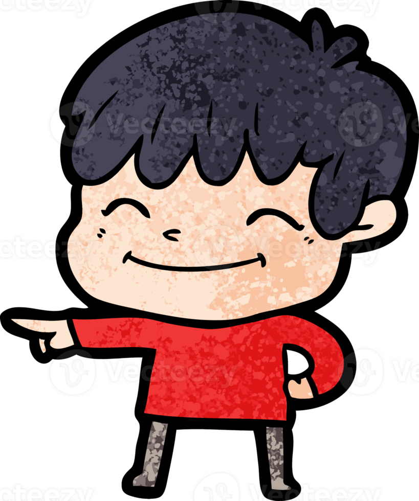 cartoon happy boy png