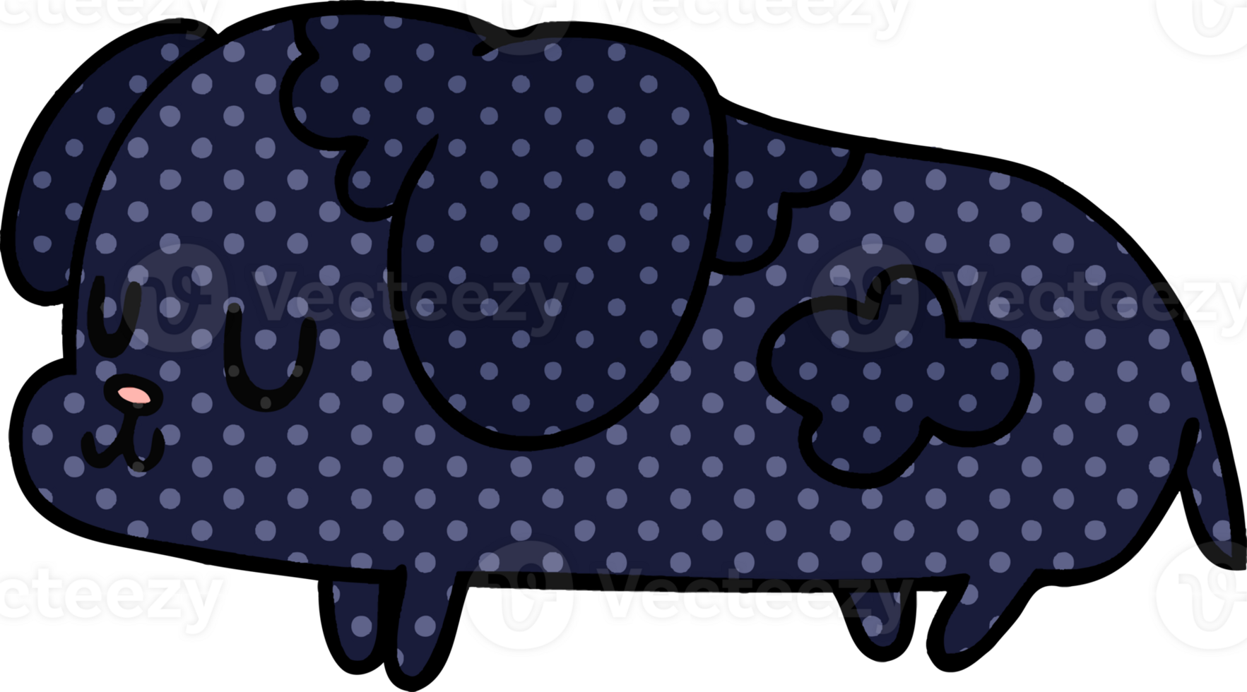 cartoon illustration kawaii of a cute dog png