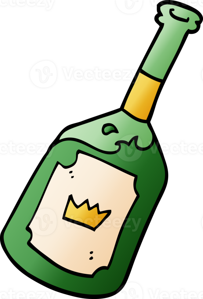 cartoon doodle alcoholic drink png