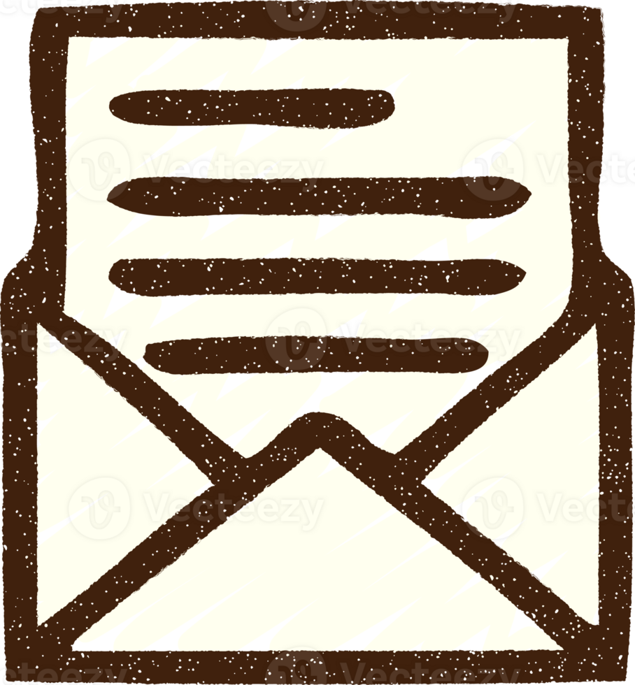 Mail Symbol Chalk Drawing png