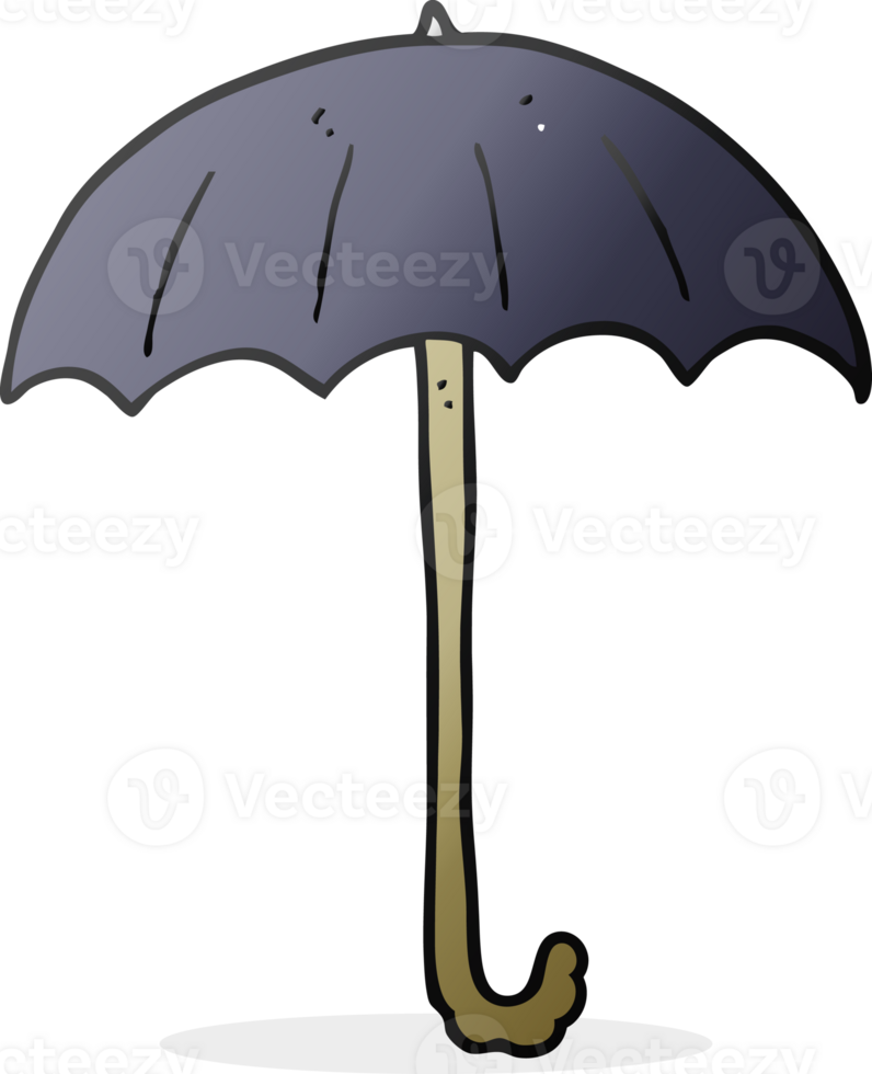 hand drawn cartoon umbrella png