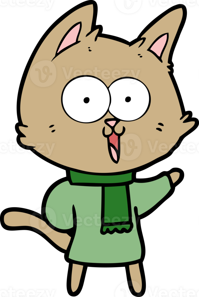 funny cartoon cat png