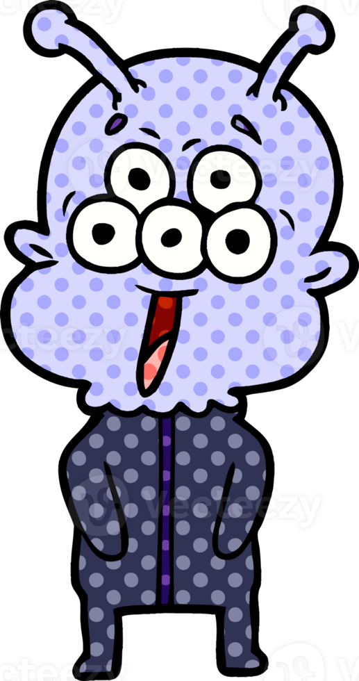 happy cartoon alien png
