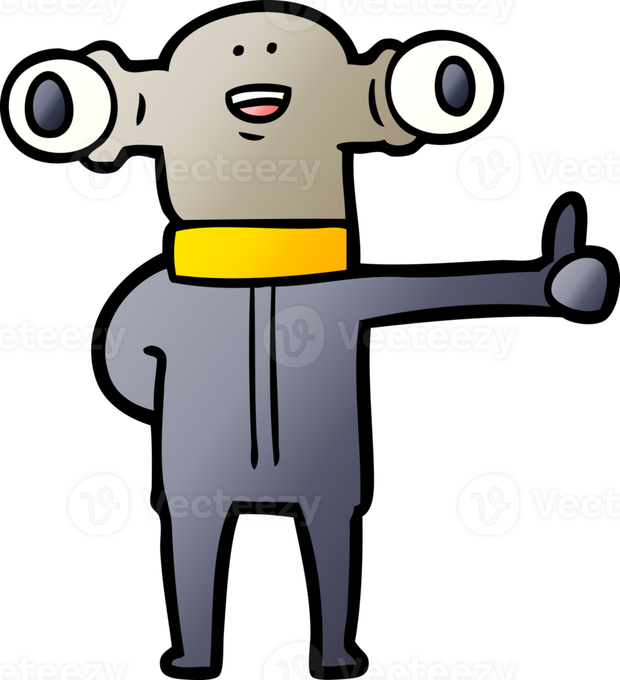 friendly cartoon alien png