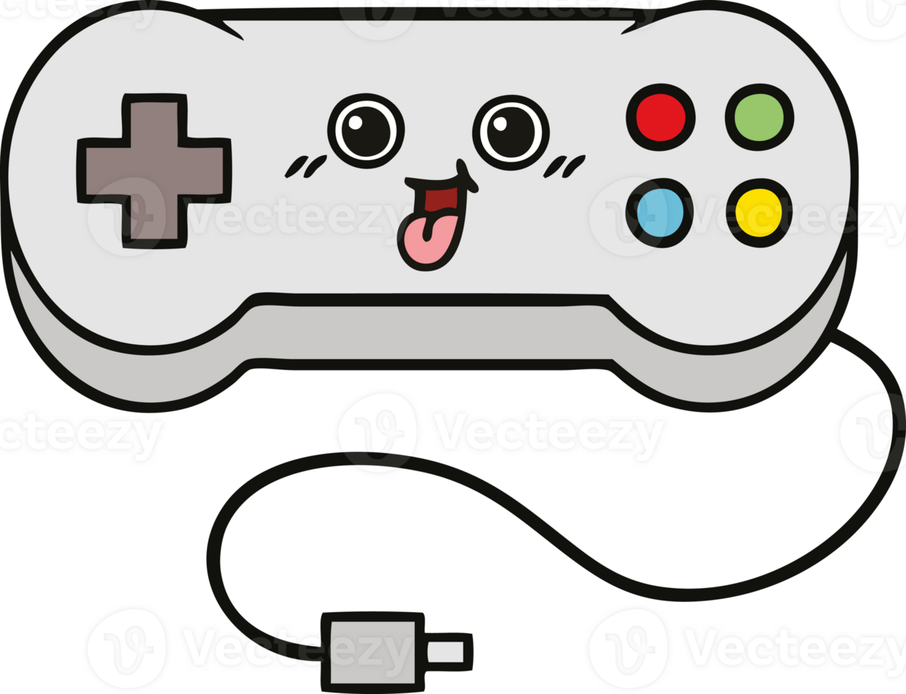 cute cartoon of a game controller png